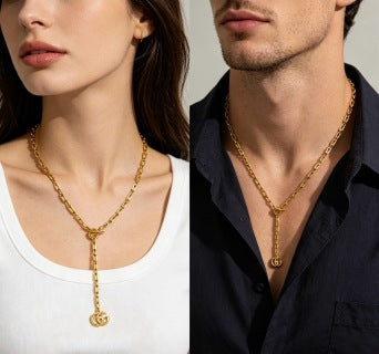 Gucci Interlocking G Delicate Chain Pendant Necklace