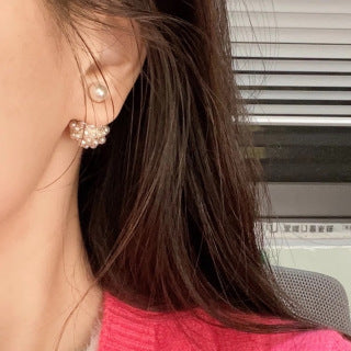 Dior Liora Pearl Bloom Cluster Stud Earrings