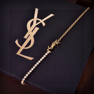 YSL Radiant Pavé Chain Bracelet