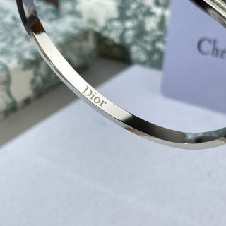 Dior Liora Crystal CD Oval Cuff Bracelet