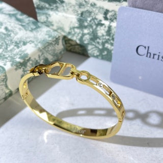 Dior Liora CD Toggle Open Cuff Bracelet