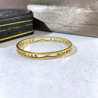 Bvlgari Gold Logo Crystal Accent Bracelet – Elegant Luxury Jewelry