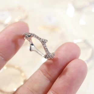 Dior Arc Crystal Pavé Ring