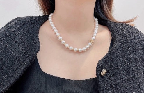Chanel Classic Pearl Gold Chain Necklace – Elegant Luxury Fashion Jewelry