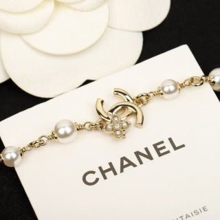 Chanel Pearl Chain CC Necklace – Elegant Luxury Fashion Jewelry