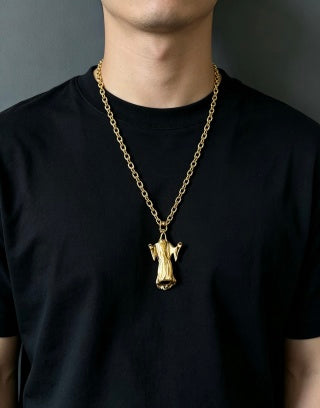 Gucci Serpent Bloom Gold Pendant Necklace