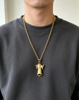 Gucci Serpent Bloom Gold Pendant Necklace