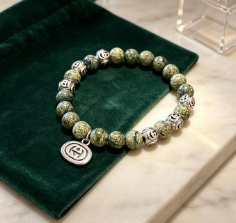 Gucci GG Beaded Charm Bracelet