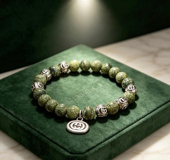 Gucci GG Beaded Charm Bracelet