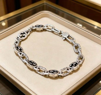 Gucci Interlocking G Oval Link Bracelet