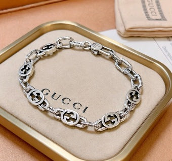 Gucci Interlocking G Oval Link Bracelet