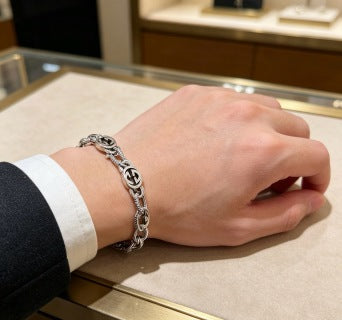 Gucci Interlocking G Oval Link Bracelet