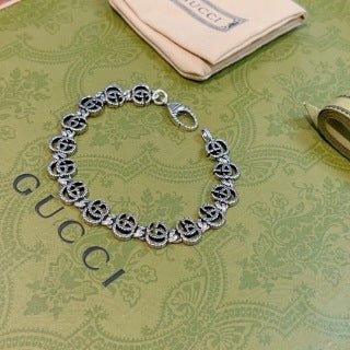 Gucci Interlocking G Link Charm Bracelet