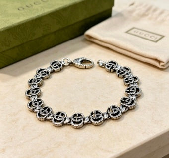 Gucci Interlocking G Link Charm Bracelet