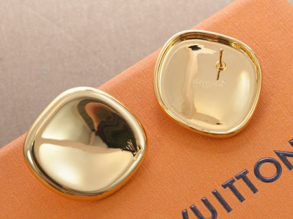 Louis Vuitton Sculpted Dome Stud Earrings