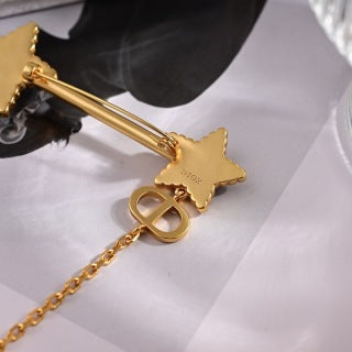 Dior Liora Star Ribbon Chain Brooch