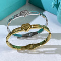 Tiffany Heart Tag Lock Bracelet – Classic Luxury Cuff Jewelry