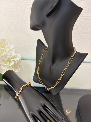 Dior Ribbon Bow Link Bracelet