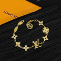 Louis Vuitton Blossom Motif Charm Link Bracelet