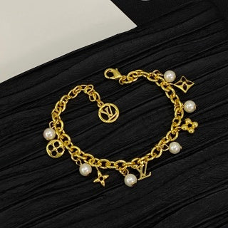 Louis Vuitton Pearl Charm Medallion Bracelet