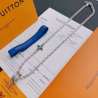 Louis Vuitton Monogram Cascade Layered Chain Necklace
