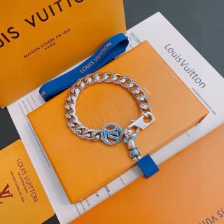Louis Vuitton Monogram Anchor Charm Link Bracelet