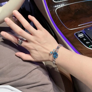 Louis Vuitton Monogram Anchor Charm Link Bracelet