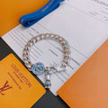Louis Vuitton Monogram Anchor Charm Link Bracelet