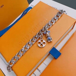 Louis Vuitton Monogram Double Layer Charm Bracelet