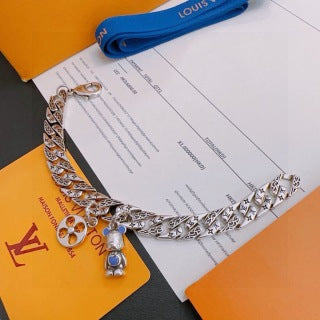 Louis Vuitton Monogram Double Layer Charm Bracelet