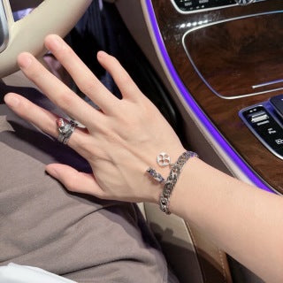 Louis Vuitton Monogram Double Layer Charm Bracelet