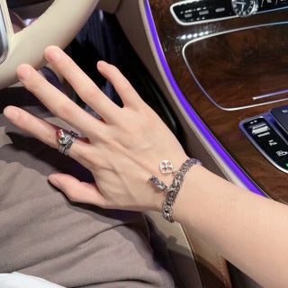 Louis Vuitton Monogram Double Layer Charm Bracelet