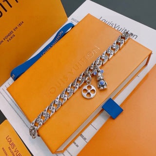 Louis Vuitton Monogram Double Layer Charm Bracelet