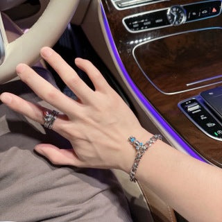 Louis Vuitton Aquamarine Charm Link Bracelet