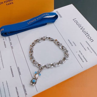 Louis Vuitton Aquamarine Charm Link Bracelet