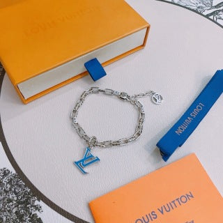 Louis Vuitton Monogram Tag Link Bracelet