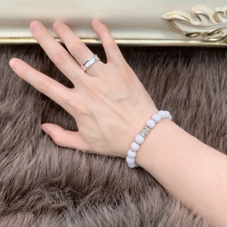 Louis Vuitton Pearl Bead Monogram Bracelet