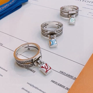 Louis Vuitton Monogram Charm Band Ring