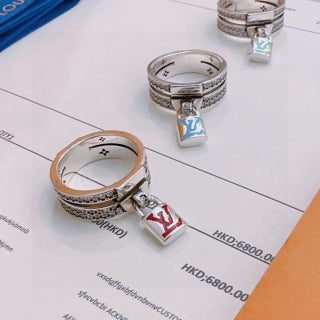 Louis Vuitton Monogram Charm Band Ring