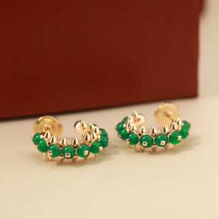 CARTIER Mirevia Color Arc Stud Earrings