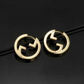 Gucci Interlocking G Mini Hoop Stud Earrings