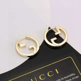 Gucci Interlocking G Mini Hoop Stud Earrings