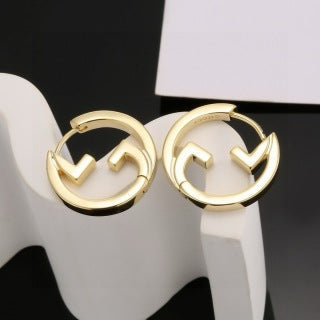 Gucci Interlocking G Mini Hoop Stud Earrings