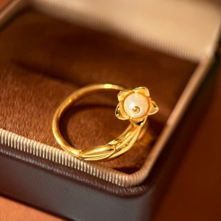 Dior Nature Bloom Pearl Ring