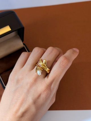 Dior Nature Bloom Pearl Ring