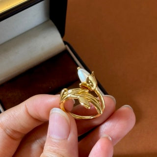 Dior Nature Bloom Pearl Ring