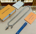 Louis Vuitton Signature Lock Chain Necklace