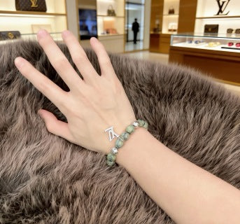 Louis Vuitton Monogram Bead Charm Bracelet