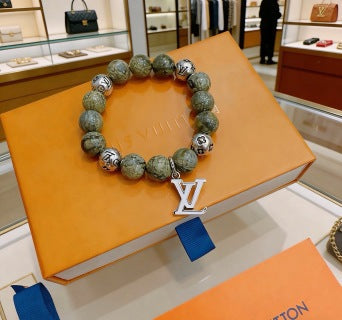 Louis Vuitton Monogram Bead Charm Bracelet