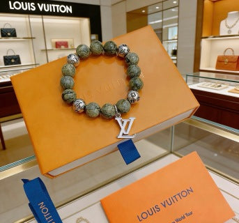 Louis Vuitton Monogram Bead Charm Bracelet